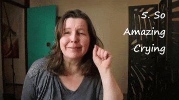 Moved To Tears Crying GIF by Caroline - The Happy Sensitive