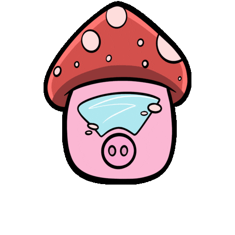 bigpigkid giphygifmaker giphycreatortest mushroom t1 Sticker