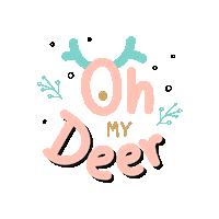 Christmas Deer Sticker by Jugendleiter-Blog