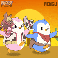 Happy Wild West GIF by Pudgy Penguins
