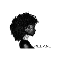ThisIsMelane black woman melanin congolese afrofuturism Sticker
