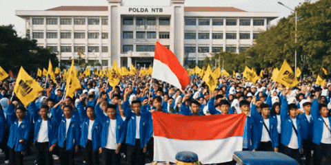 Latar belakang partikel animasi