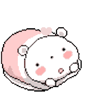 Rolling Polar Bear Sticker