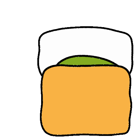 Good Night Morning Sticker by Kibbi