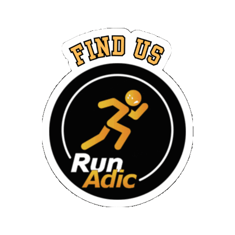 Run Running Sticker by RunAdic