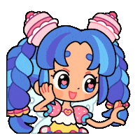 SparklesMagicalMarket heart friends blue yay Sticker