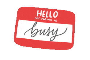 My Name Hello Sticker by Papel y Lapiz