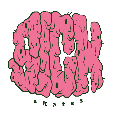 sickskates giphyupload sick slime giphytextsticks Sticker