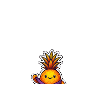 Hero Pineapple Sticker by whynot