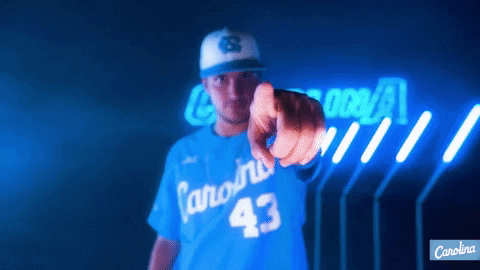 North Carolina Baseball GIF by UNC Tar Heels