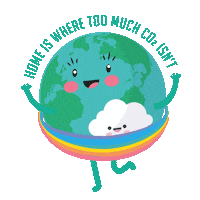 World Earth Sticker by KlimaKarl