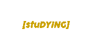 Student Studying Sticker