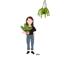 Plants Verde Sticker
