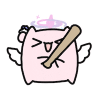 Cat Mika Sticker by circlecan