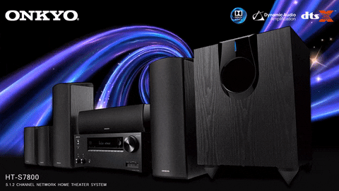 dts x dolby GIF by Onkyo USA