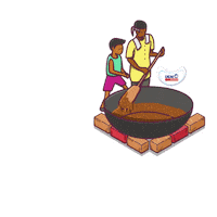 Family Cook Sticker by UEMSunrise