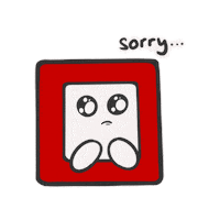 Sorry Z-Ro Sticker by ACCA Malaysia