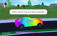 Rainbow Car GIF