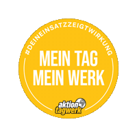 Sticker by Aktion Tagwerk