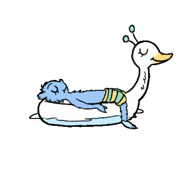 Beach Chill Sticker