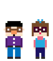 8-bit pixel Sticker by Bandit | The most wanted talent