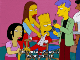 sitting bart simpson GIF