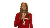 Shocked Wisconsin Volleyball Sticker by Wisconsin Badgers