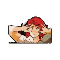 Ogduckdrawsss anime eyes look see Sticker