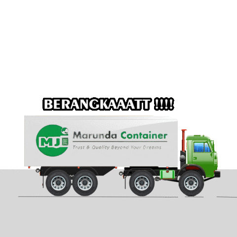 marundacontainer trailer otw container logistic Sticker