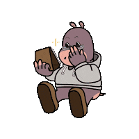 Hippo Sticker by LIKELION