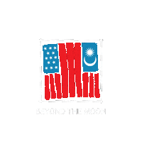 USEmbassyKL moon nasa orbit moonlanding Sticker