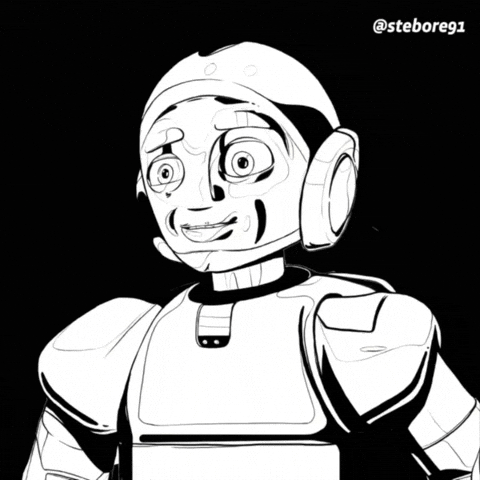 Robot Wtf GIF