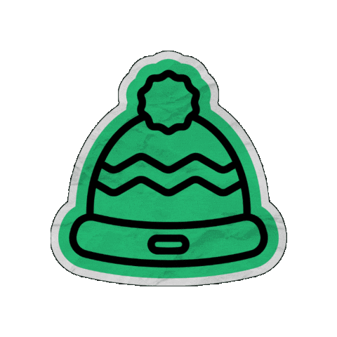 Beanie Green Hat Sticker by TextNow