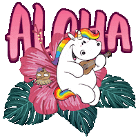 Summer Beach Sticker by Pummeleinhorn