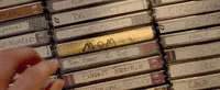 babydrivermovie tapes baby driver cassette tape GIF