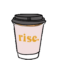 Coffee Latte Sticker by risebrunch
