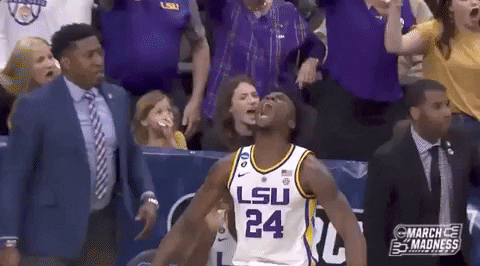 Screaming College Basketball GIF by NCAA March Madness