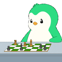 Penguin Play Sticker by Abster