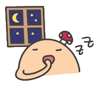 Sleepy 愛睏 Sticker