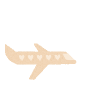 charlielemarieart travel airplane lovers airport Sticker