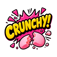 Crunchy Sticker by LEPUS