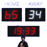 34 Away Sticker
