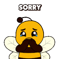 Sorry Excuse Me Sticker by Plan Bee Studios