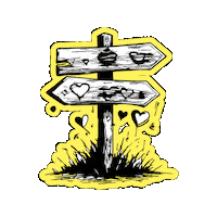 Wegweiser Sticker by jubisbayern