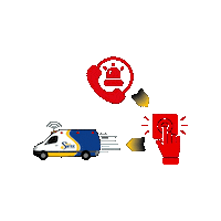 Emergency Sticker by Ambulancia Plus Santé