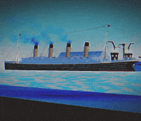 Vintage Ship GIF