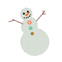 Christmas Snow Sticker