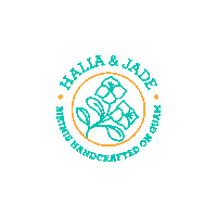 HaliaAndJade handmade bikini swimsuit swimwear Sticker