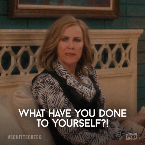 shocked pop tv GIF by Schitt's Creek