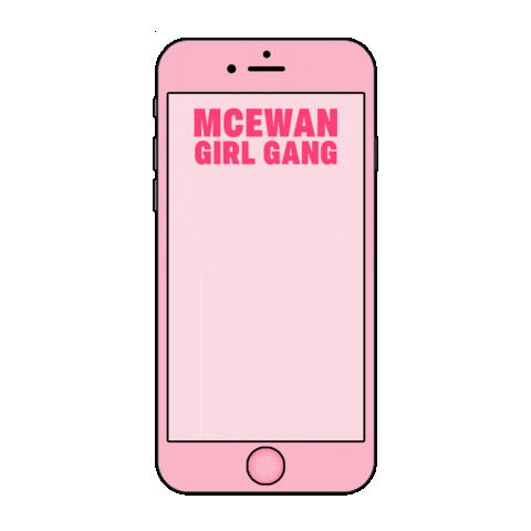 Pink Phone Sticker by Jessie McEwan